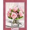 Набор для изготовления картин АЛМАЗНАЯ ЖИВОПИСЬ арт.АЖ.1676 Нежные розы 30х40 см