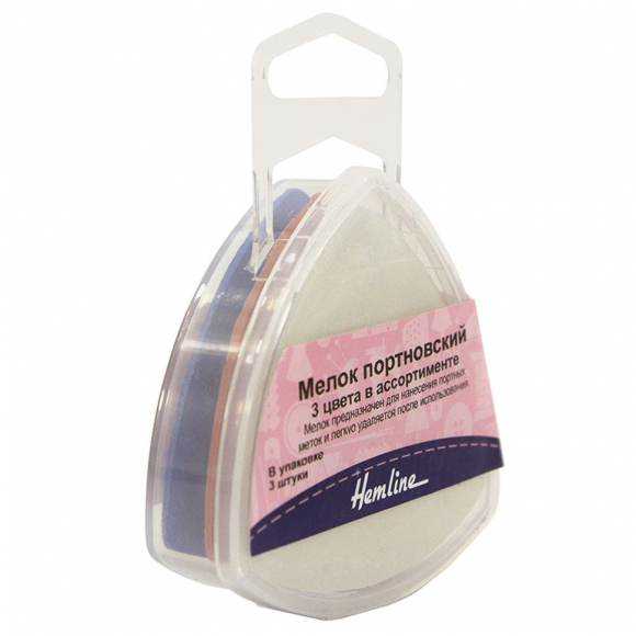 4265_Мелки портновские для ткани, 3 цвета, 3 шт 4265_Мелки портновские для ткани, 3 цвета, 3 шт