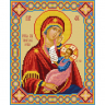 Кристальная мозаика на холсте ФРЕЯ арт.ALVR-182 Икона Божией Матери Утоли моя печали 22х27 см