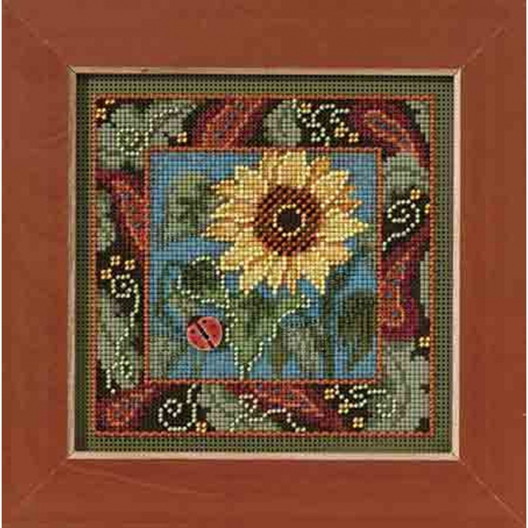 Набор для вышивания MILL HILL Подсолнух 12,7х12,7 см