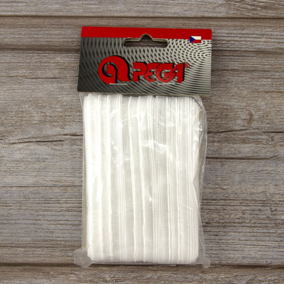 111733_Лента шторная прозрачная, равномерной сборки, 23 мм, нарезка 10 м