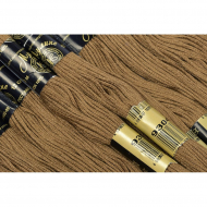 Нитки мулине цв.9304 коричневый 12х10м С-Пб