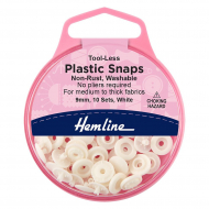 187804_Кнопки пластиковые, с механизмом защелкивания при установке, 9 мм, цвет белый 187804_Кнопки пластиковые, с механизмом защелкивания при установке, 9 мм, цвет белый