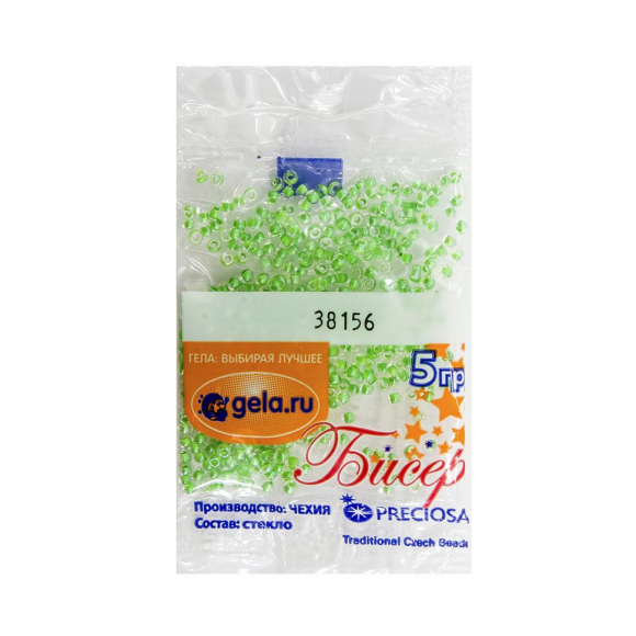 Бисер №10, 5 г., цвет 38156