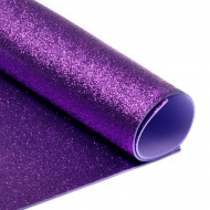 Фоамиран глиттерный Magic 4 Hobby 2 мм арт.MG.GLIT.H017 цв.сиреневый, 20х30 см