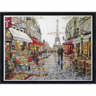 Набор для вышивания DESIGN WORKS арт.3407 Цветочный магазин 28х41 см