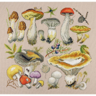 Набор для вышивания МАРЬЯ ИСКУСНИЦА арт.04.012.08 Ассорти грибное 30х30 см