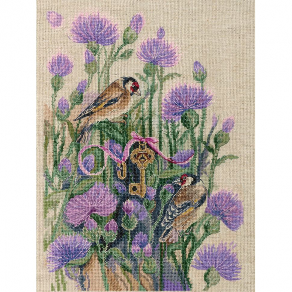 Набор для вышивания PANNA арт. PS-7040 Оставайся со мной зимовать 25х35 см