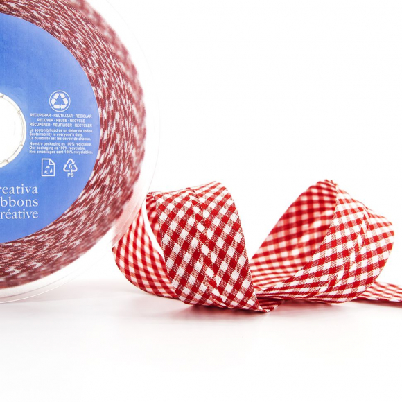 Косая бейка с рисунком SAFISA, арт.5400, 30 мм, 25 м, цвет 14