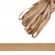 Тесьма брючная,15мм,1с-79 цв.бежевый уп.25м