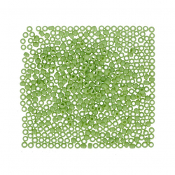 Бисер Япония "TOHO" 11/0  круглый 1  2.2 мм 5 х 5 г №0044 салатовый