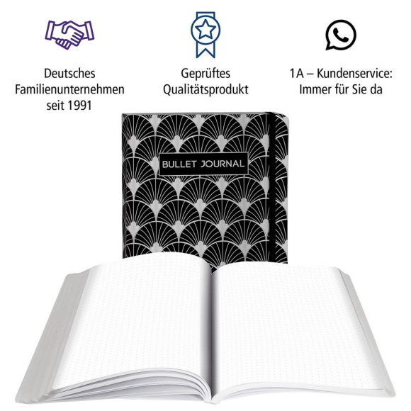 189689_Скетчбук "Bullet Journal" с разметкой, размер А5, 96 листов, 90г/м2, дизайн обложки "Bohemian Art"