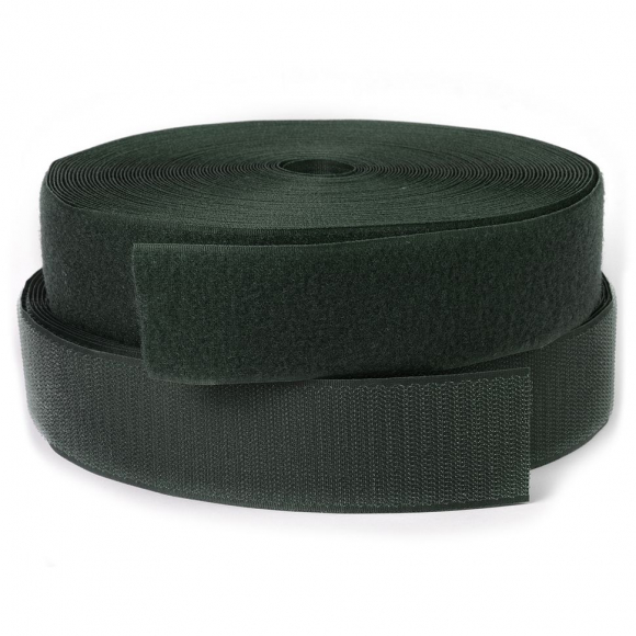 Лента липучка TBY пришивная кач.B шир.50мм цв.F327 хаки уп.25м (пара)