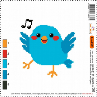 Набор для вышивания мулине НИТЕКС арт.2301 22х22 см