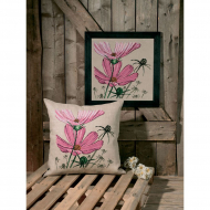 Набор для вышивания PERMIN арт.83-8109 Подушка Маргариты 60х60 см