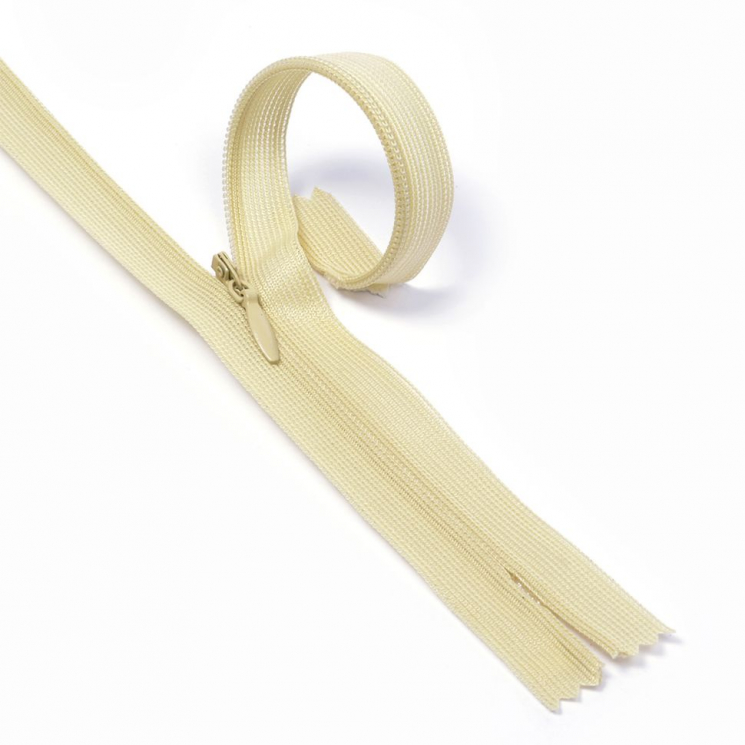 Молния MaxZipper пласт. потайная №3 20см н/р цв.F276 бежевый уп.50шт