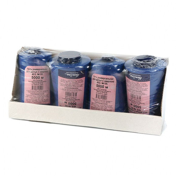 166412_Нить универсальная Hemline для шитья и оверлока, 5000 м