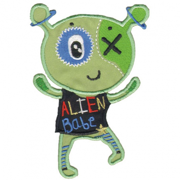 72310_Термоаппликация HKM "Детёныш пришельца" 72310_Термоаппликация HKM "Детёныш пришельца"