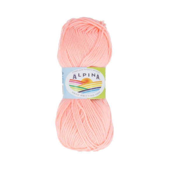 Пряжа ALPINA TOMMY (100% микнес) 10х50г/138м цв.016 яр. розовый
