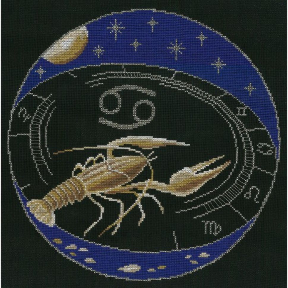 Набор для вышивания мулине НИТЕКС арт.0141 Рак 31х31 см