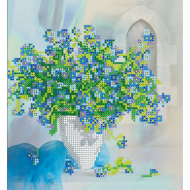 Схема на холсте АБРИС АРТ арт. AC-012 Маргаритки 19,5х20 см