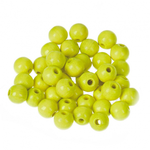 70810_Бусины деревянные неоновые