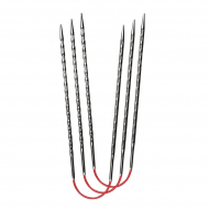 Спицы металлические круговые супергладкие c квадратным кончиком addiCrasyTrioNovel Long №6 30 см