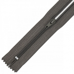 Молния MaxZipper брючная №4 замок автомат, 20см н/р цв.S399 т.серый уп.100шт