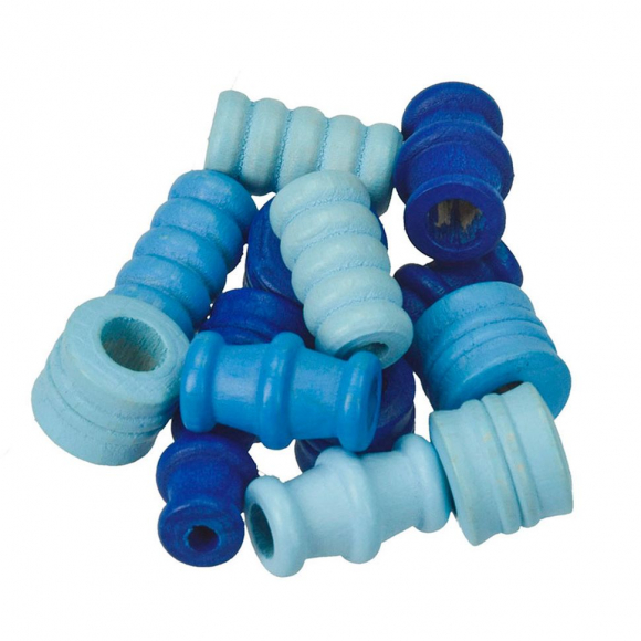 66354_Набор бусин из дерева разных форм и размеров