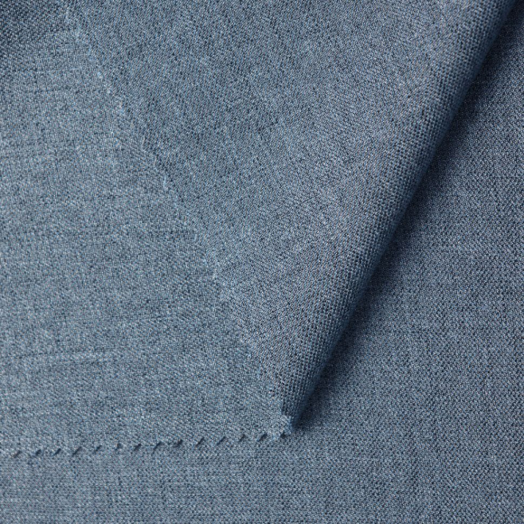 Ткань Джинс 213 г/м? 80% полиэстер, 15% вискоза, 5% спандекс шир.150 см арт.Р.18509.03 цв.03 голубой уп.25м