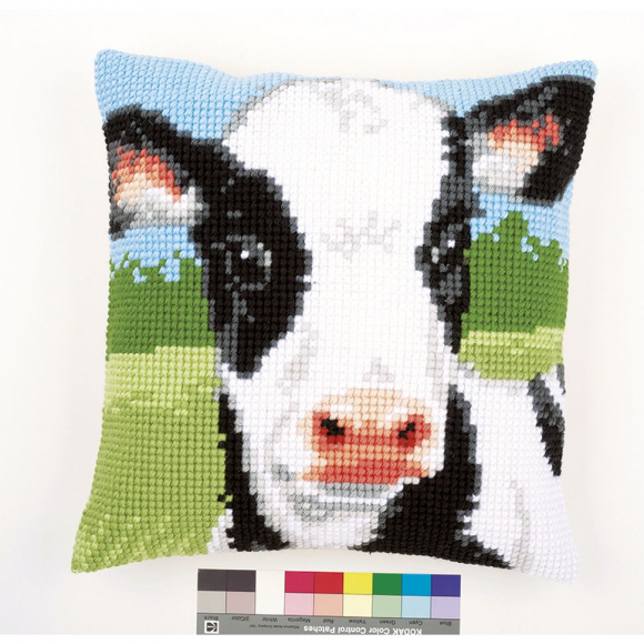 Набор для вышивания VERVACO арт.PN-0157738 Подушка Корова 40х40 см