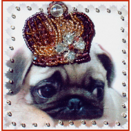 Набор для вышивания хрустальными бусинами ОБРАЗА В КАМЕНЬЯХ арт. М-53 Тяжело быть королем 9х9 см (Магнит) Набор для вышивания хрустальными бусинами ОБРАЗА В КАМЕНЬЯХ арт. М-53 Тяжело быть королем 9х9 см (Магнит)