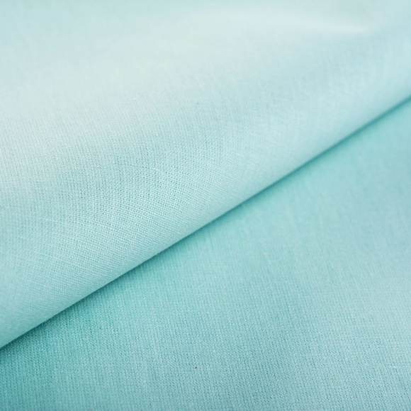 Ткань ранфорс гладкокраш., арт.WH V58, 130г/м?,100% хлопок, шир.240см, цв.мята, рул.30м