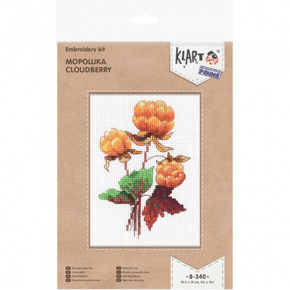 Набор для вышивания KLART арт. 8-340 Морошка 10,5х14 см