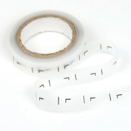 Размерники силикон L прозрачный 15х20 мм TBY в рул. 300 шт