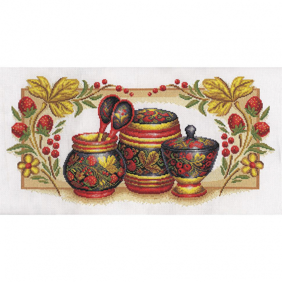 Набор для вышивания PANNA арт. NH-0311 Хохлома 52х26,5 см Набор для вышивания PANNA арт. NH-0311 Хохлома 52х26,5 см