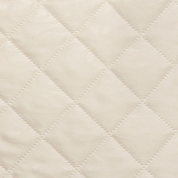 Термостежка Поликоттон арт.РАД.76200 120г/м? № 0000 beige LT рис.№5 клетка 3,5 цв.молочный Синтепон 100г/м? шир.220см рул.20-45м