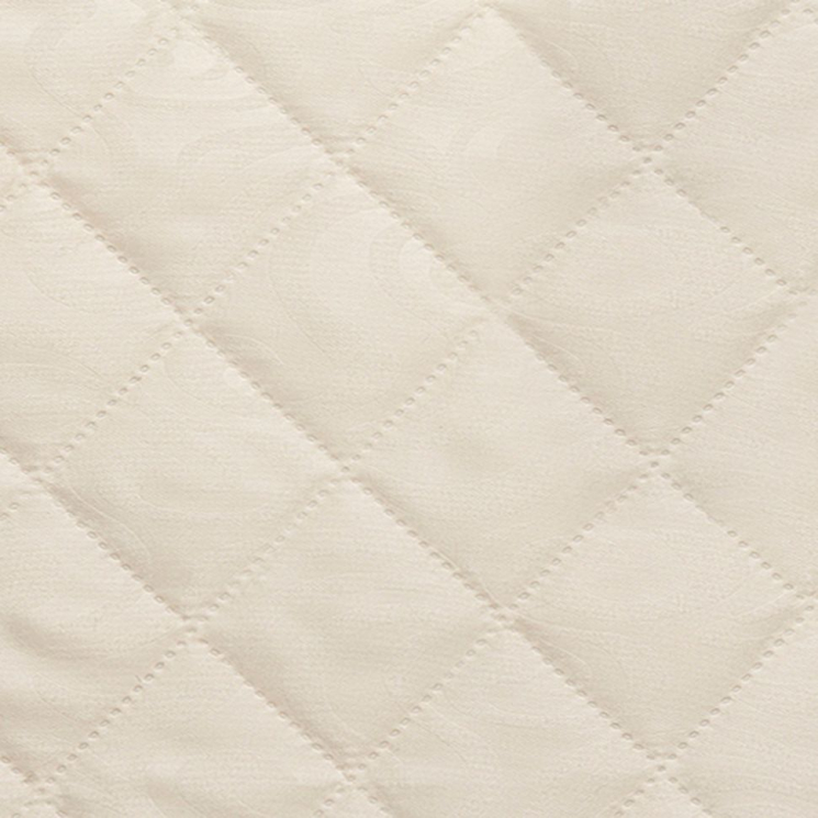Термостежка Поликоттон арт.РАД.76200 120г/м? № 0000 beige LT рис.№5 клетка 3,5 цв.молочный Синтепон 100г/м? шир.220см рул.20-45м