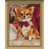 Набор для изготовления картин АЛМАЗНАЯ ЖИВОПИСЬ арт.АЖ.1779 «Чихуахуа с бантиком» 30х40 см