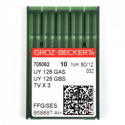 Игла для промышленных швейных машин Groz-Beckert UY128GAS/UY128GBS FFG  №80 уп.10 шт. арт.705062