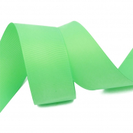 Лента Ideal репсовая в рубчик шир.38мм цв. 530 пастел.мятный уп.27,42м