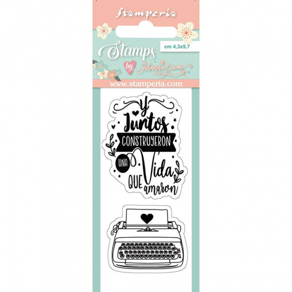 161096_Штамп силиконовый "Пишущяя машинка"