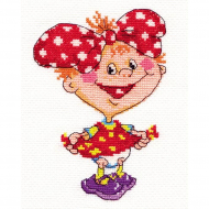 Набор для вышивания ЧУДЕСНАЯ ИГЛА арт.26-04 (Д-051) Красотуля 10х14см