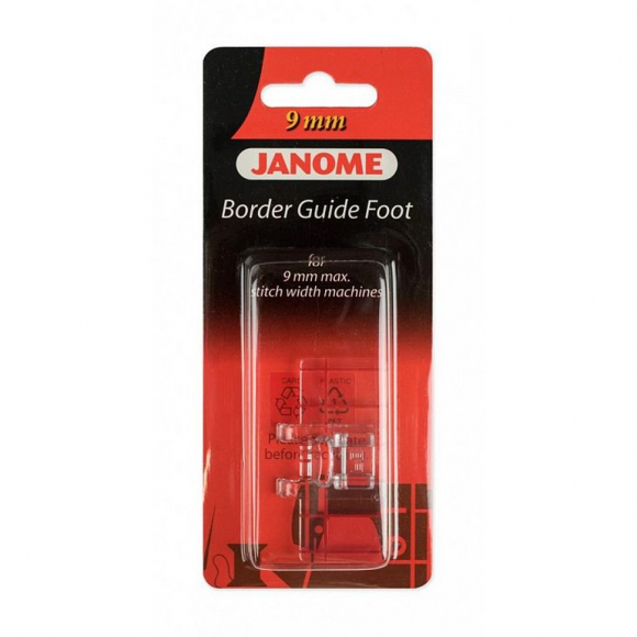 Лапка для бытовых швейных машин Janome 9 мм, для параллельного ведения шва