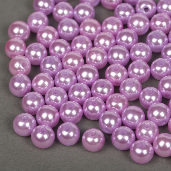 Бусины MAGIC 4 HOBBY круглые перламутр 10мм цв.092 сиреневый уп.50г (96шт) Бусины MAGIC 4 HOBBY круглые перламутр 10мм цв.092 сиреневый уп.50г (96шт)