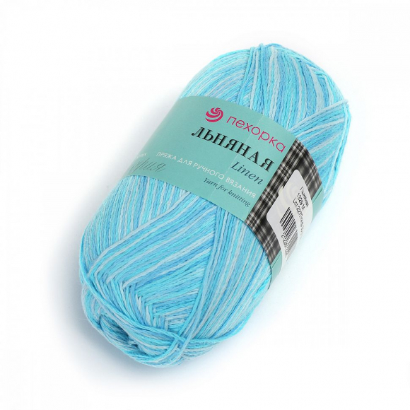 Пряжа для вязания ПЕХ Льняная (55% лён, 45% хлопок) 5х100г/330м цв.1329М