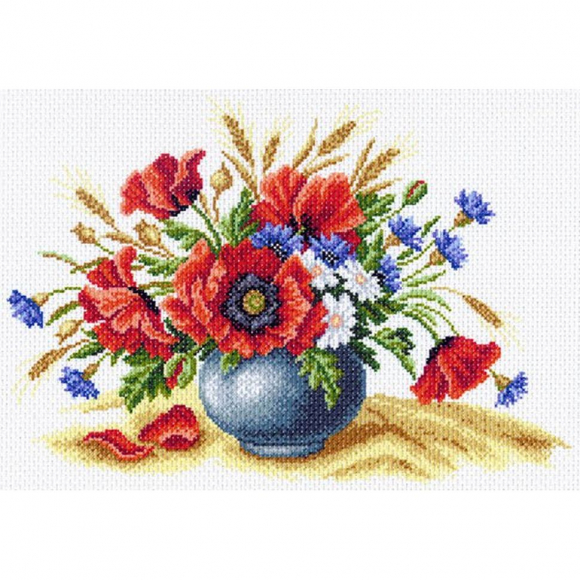 Рисунок на канве МАТРЕНИН ПОСАД арт.37х49 - 1560 Полевое соцветие