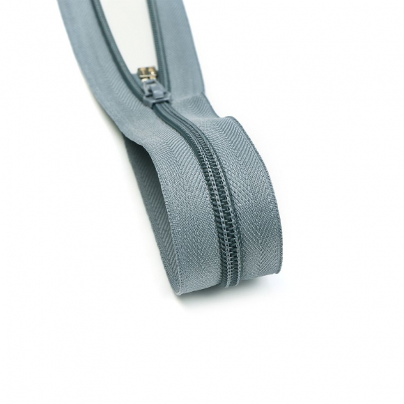 Молния MaxZipper пласт. спираль №5-N 70см цв.F316 серый уп.10шт