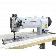 Промышленная швейная машина для сверхтяжелых материалов с увеличенным вылетом рукава/Головка A-878 - вылет рукава 635 мм - межигольное 12,7 мм (тройно