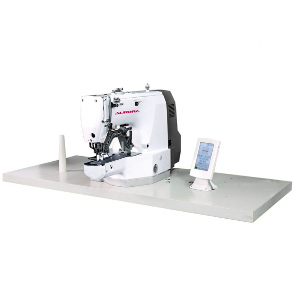Закрепочная машина с приспособление для пришивания пуговиц Aurora A-430DN (прямой привод, автоматические функции)